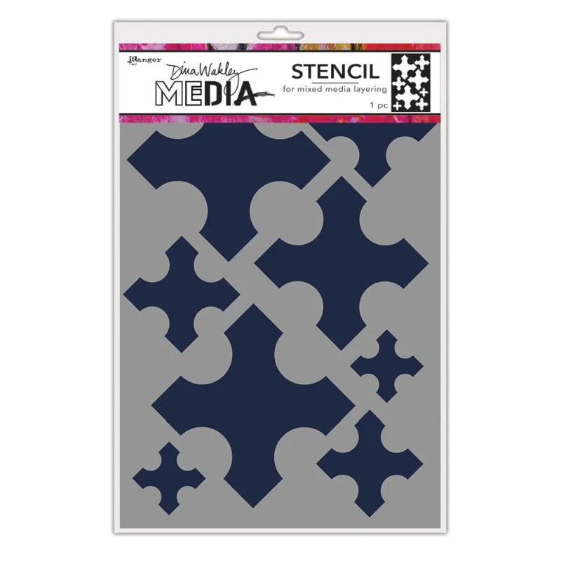 Ranger Dina Wakley Media Tile Floor Stencil