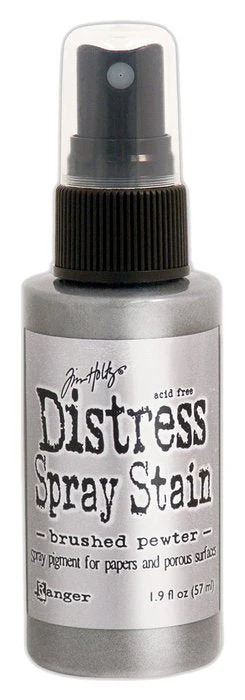 Ranger Tim Holtz Distress Spray Stain Brushed Pewter