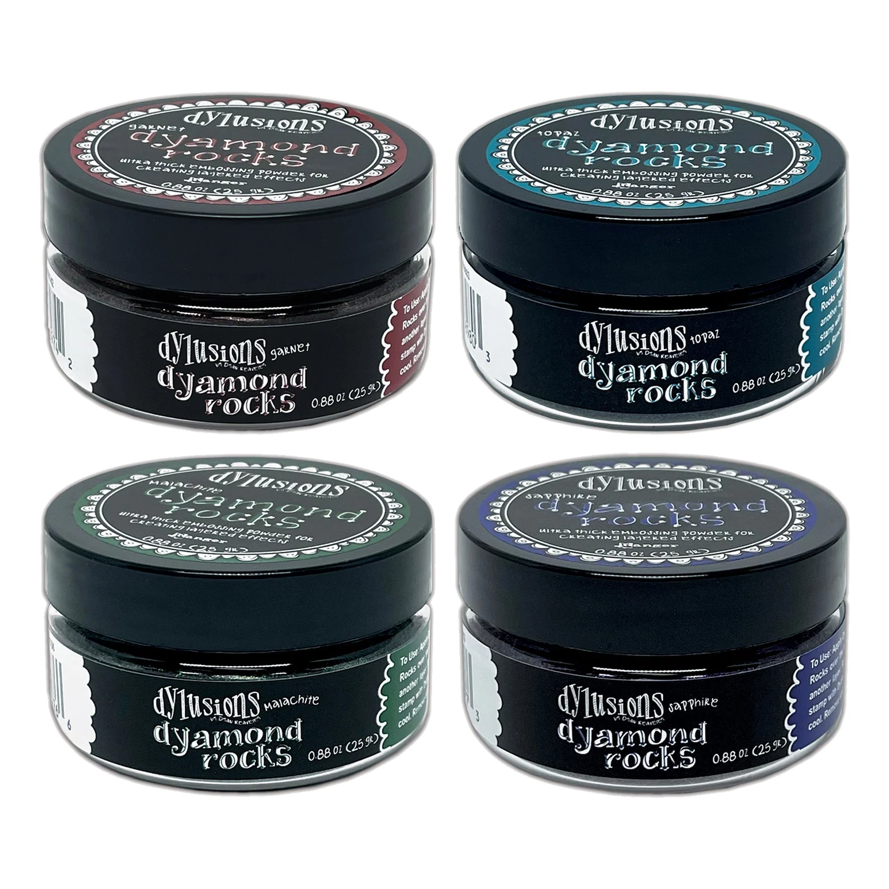 Ranger Dylusions Dyamond Rocks Bundle - 4 x 25g