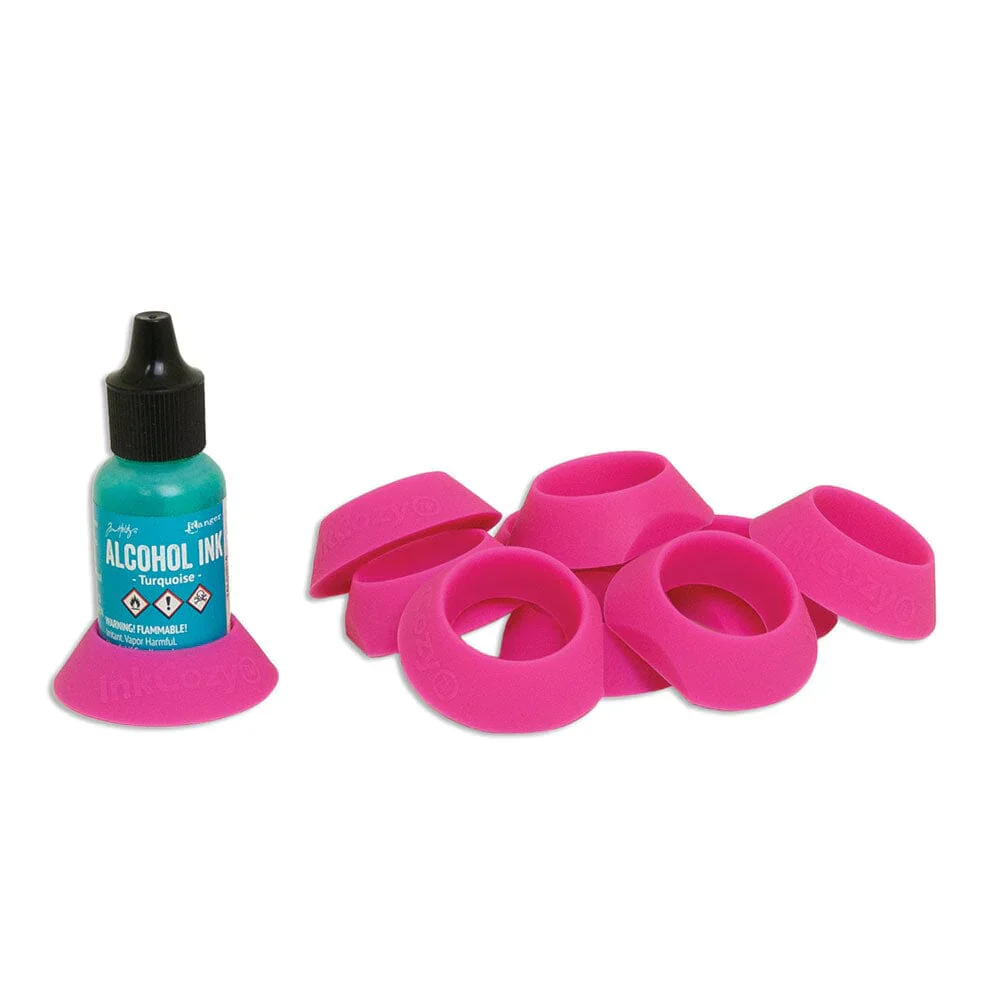 Ranger Ink Bottle Cozies - Magenta - 10PK