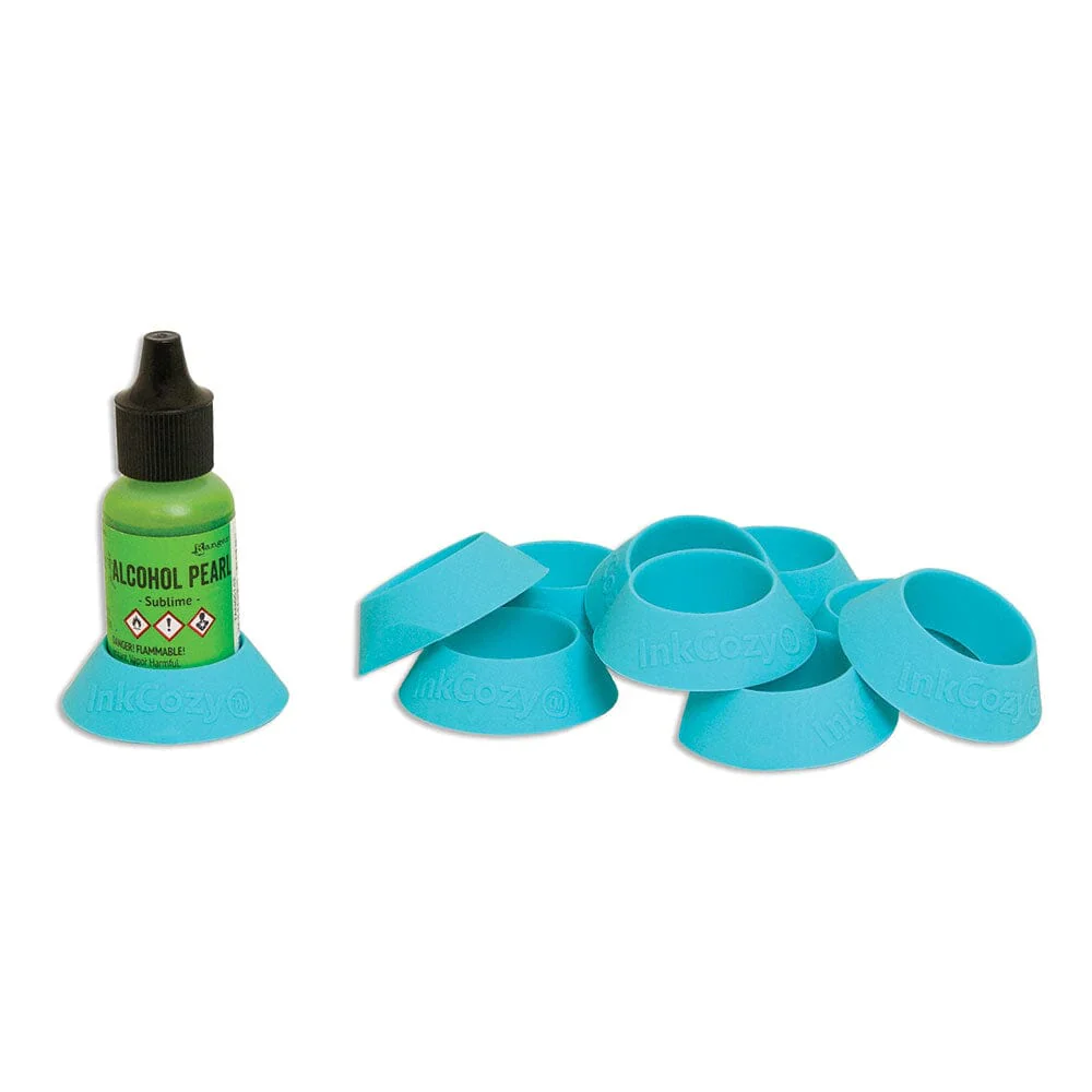 Ranger Ink Bottle Cozies - Turquoise - 10PK