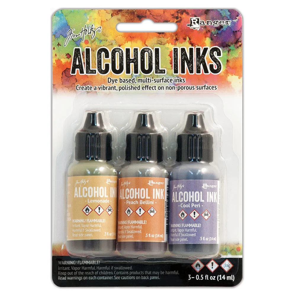 Ranger Tim Holtz Alcohol Ink .5oz 3 Pcs - Wildflowers