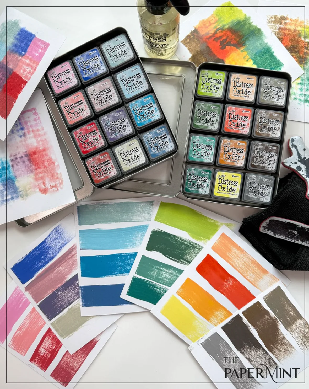 Ranger Tim Holtz Distress® Mini Oxide Ink Pads Kit #10 with Reinkers - Image 2