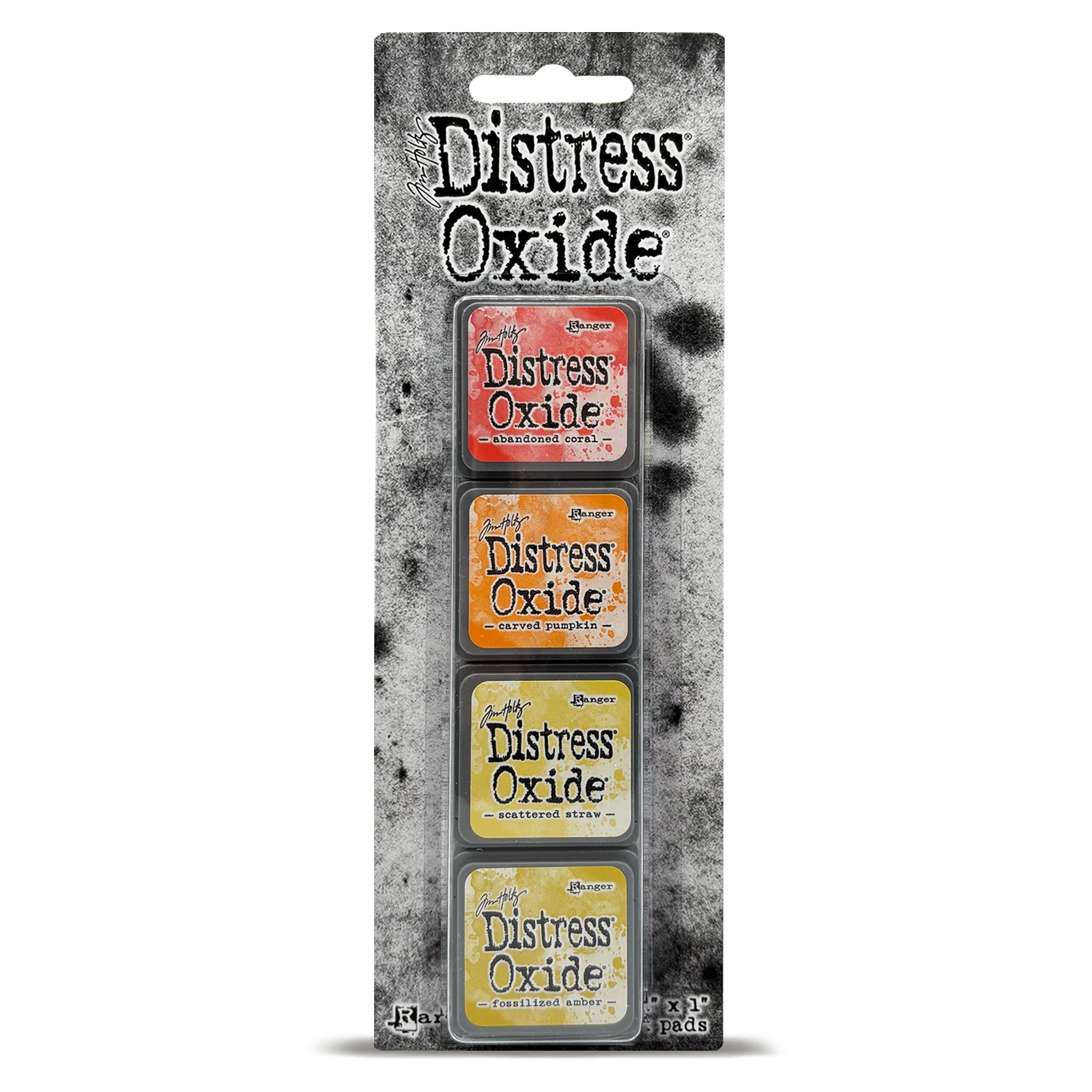 Ranger Tim Holtz Distress® Mini Oxide Ink Pads - Kits 13-18 with 2 Storage Tins & 3 Brushes + Free Mini Ink Pad Labels - Image 5
