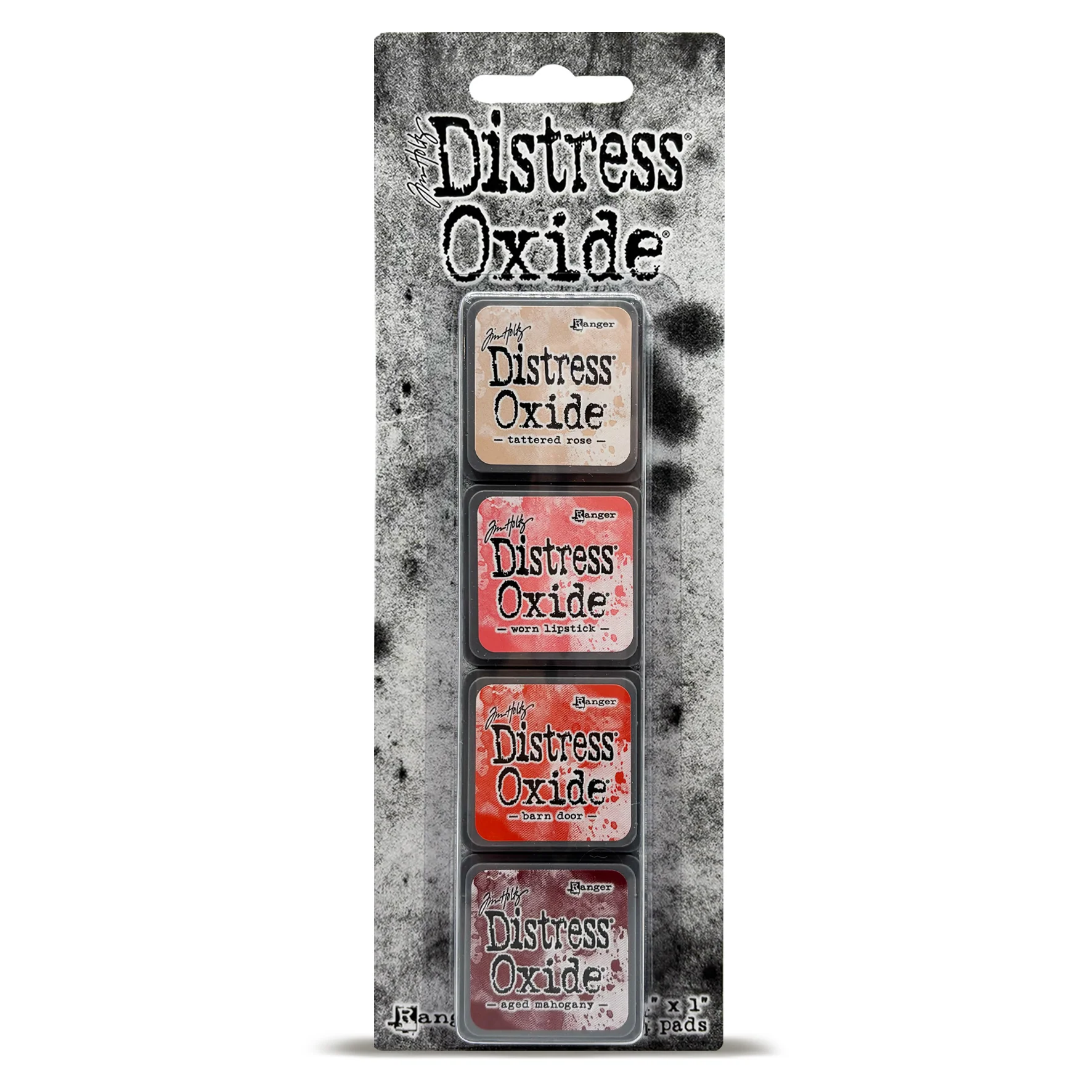 Ranger Tim Holtz Distress® Mini Oxide Ink Pads - Kits 13-18 with 2 Storage Tins & 3 Brushes + Free Mini Ink Pad Labels - Image 6