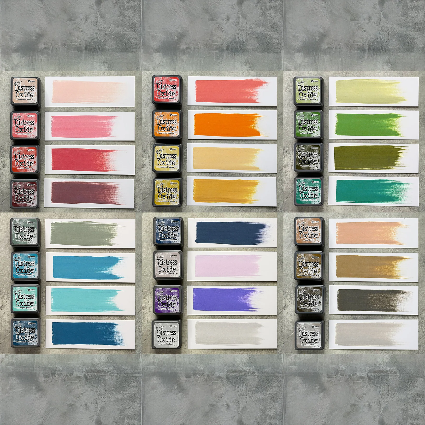 Ranger Tim Holtz Distress® Mini Oxide Ink Pads - Kits 13-18 - Image 2