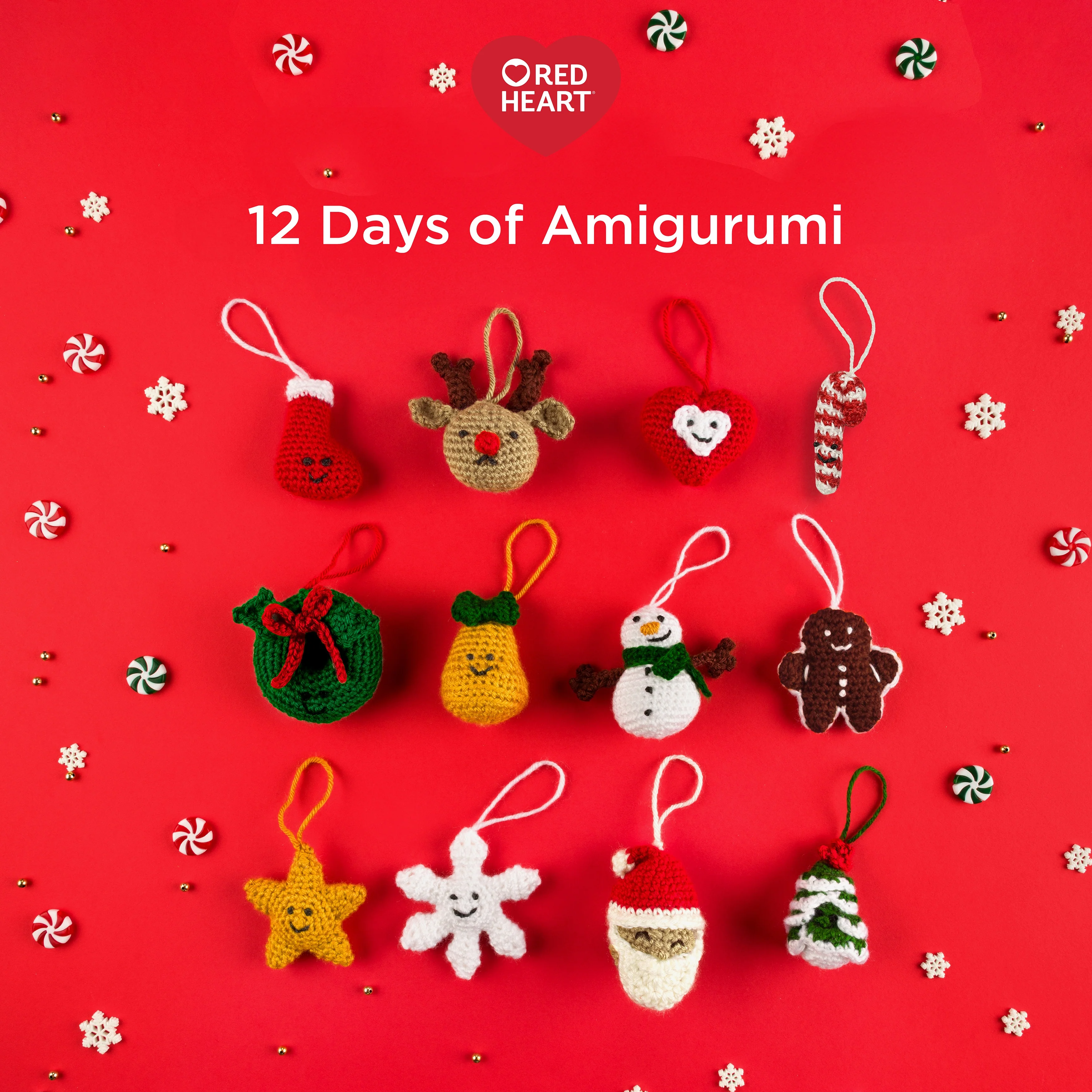 Red Heart Advent Calendar Kit - Six Make & Six To Make - Image 6