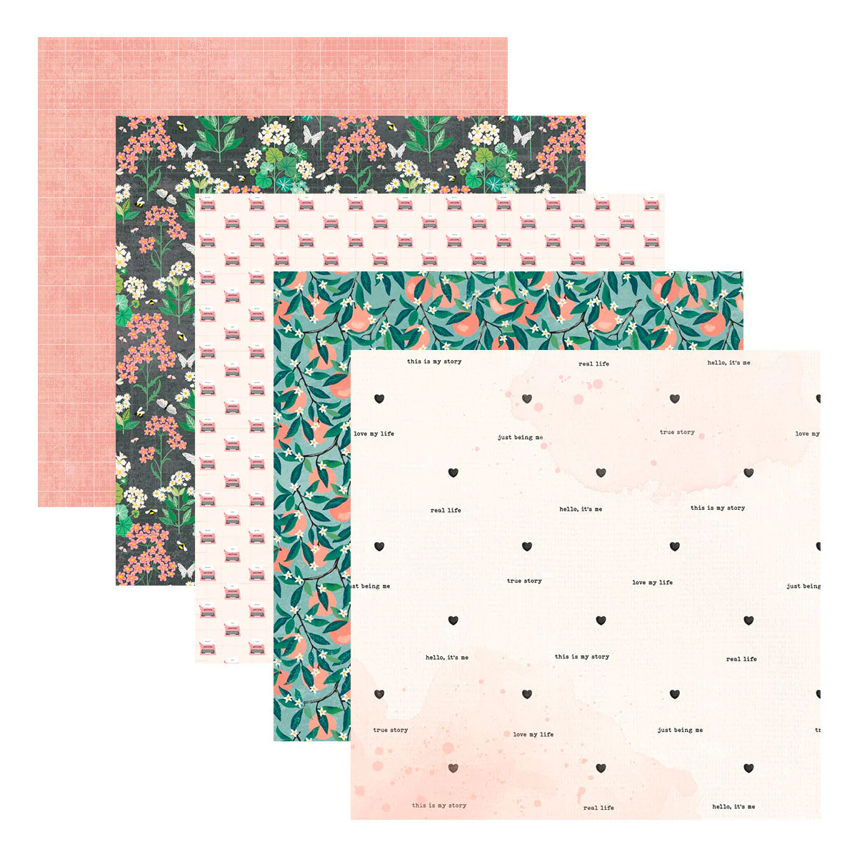 Rosie's Studio Hello It's Me! 12x12 Inch Designer Paper Pack - Image 6