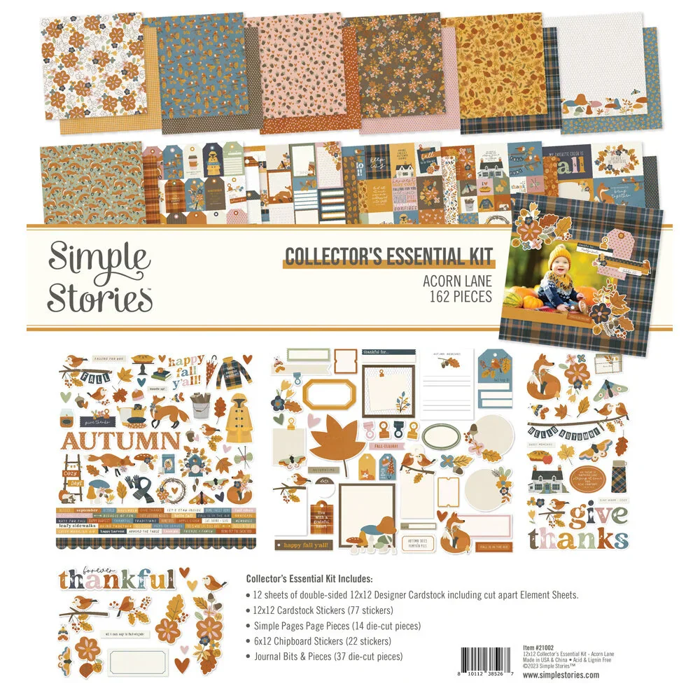 Simple Stories Acorn Lane Collector's Essential Kit