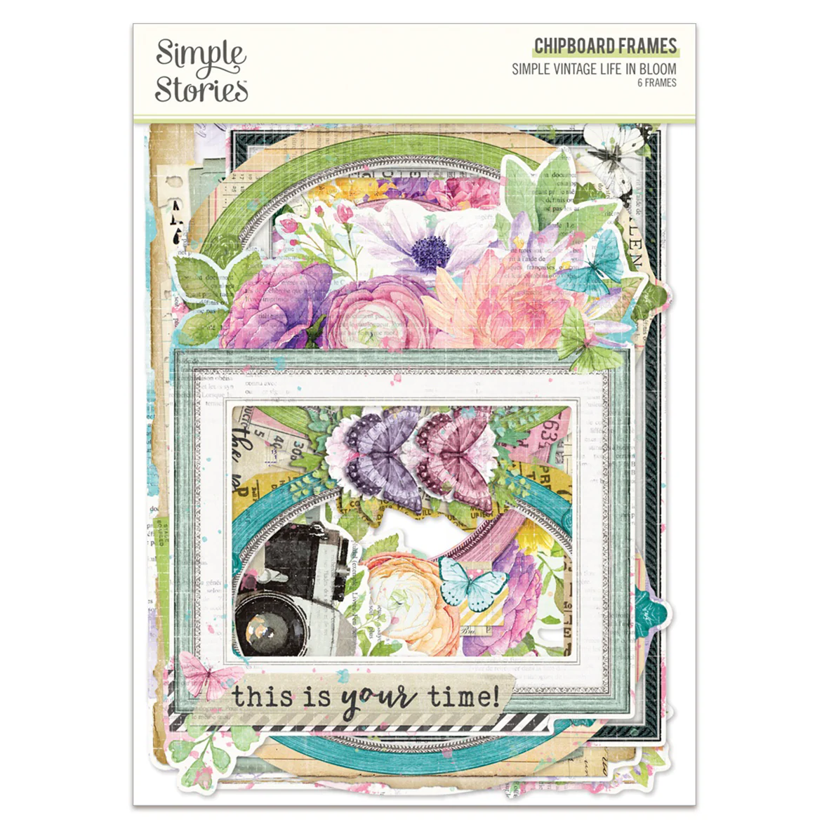 Simple Stories Simple Vintage Life in Bloom Chipboard Frames