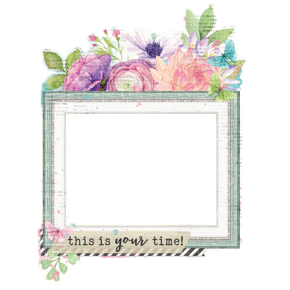Simple Stories Simple Vintage Life in Bloom Chipboard Frames - Image 6