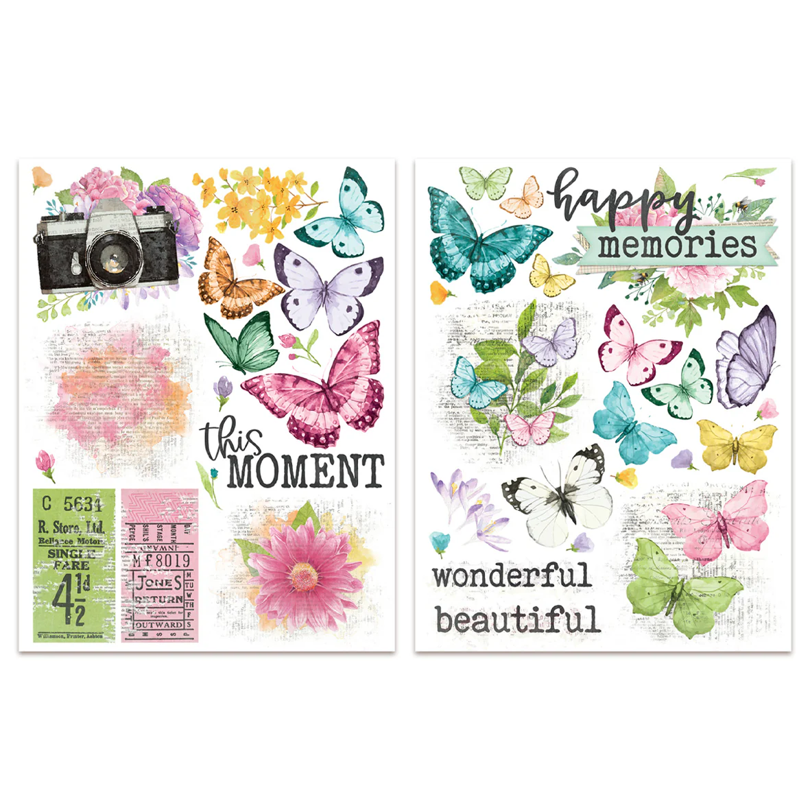 Simple Stories Simple Vintage Life in Bloom Rub-Ons - Image 2
