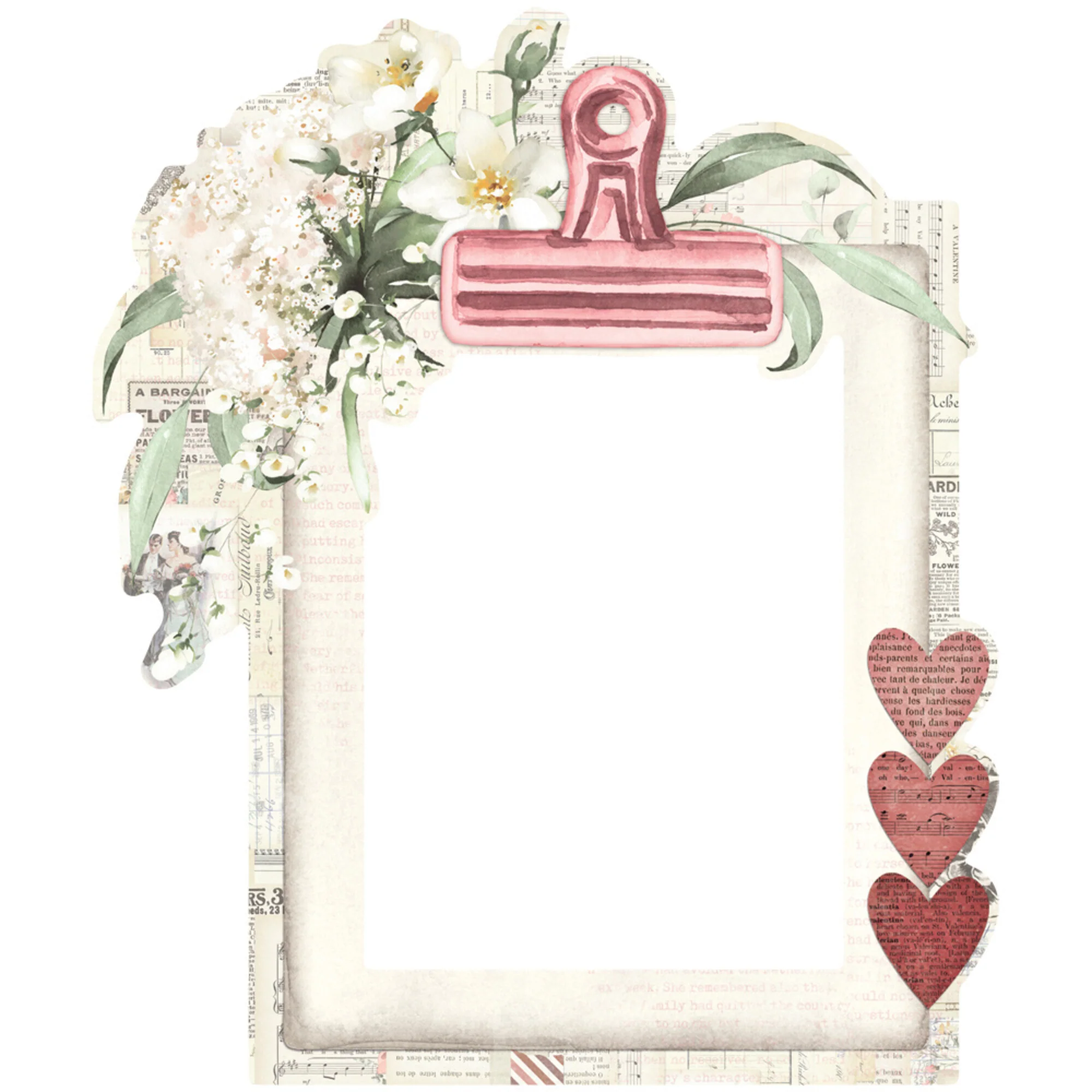 Simple Stories Simple Vintage Love Story Chipboard Frames - Image 3