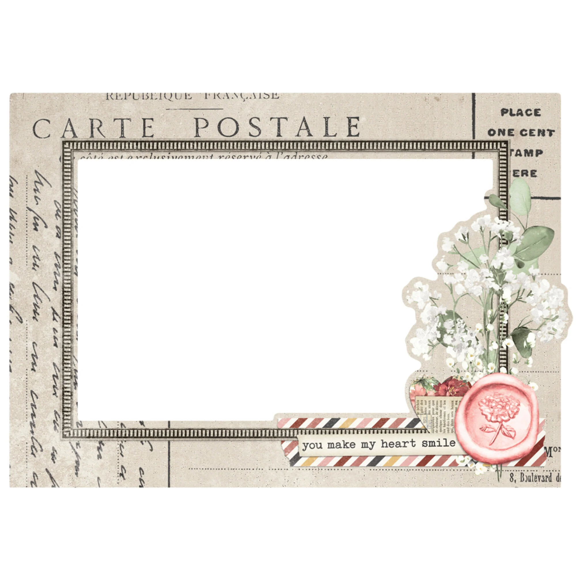 Simple Stories Simple Vintage Love Story Chipboard Frames - Image 8