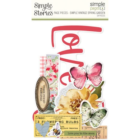 Simple Stories Simple Vintage Spring Garden Simple Pages Pieces