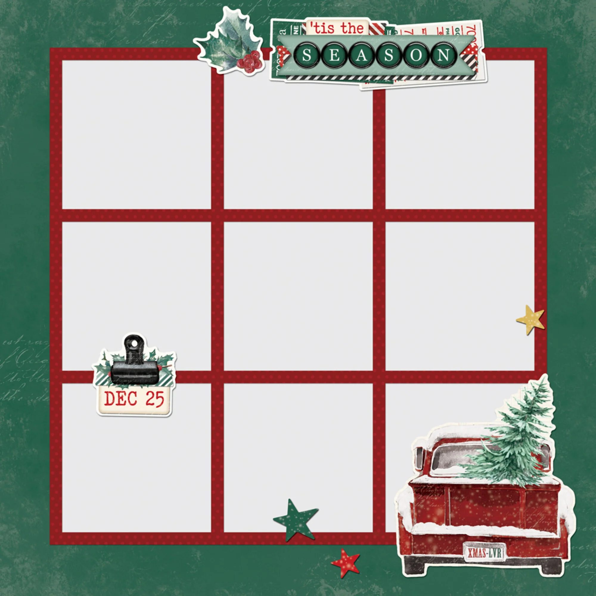 Simple Stories Simple Vintage 'Tis The Season Simple Pages Pieces - Image 4