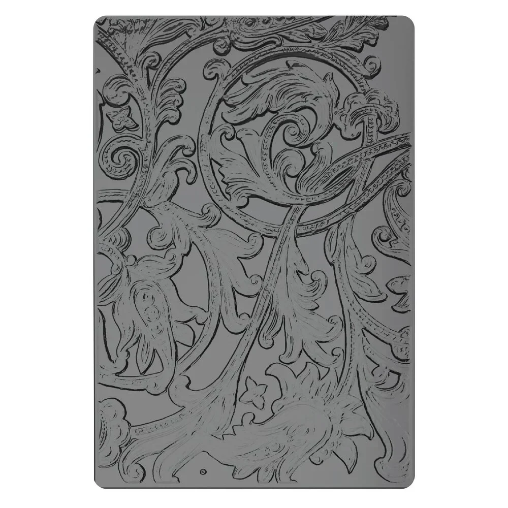 Sizzix 3D Texture Fades by Tim Holtz A5 Embossing Folder - Entangled Large - Image 4