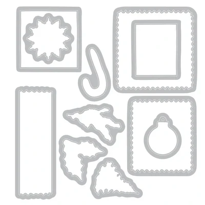 Sizzix Clear Stamps Set 27PK w/11PK Framelits Special Delivery by 49 and Market - Image 3