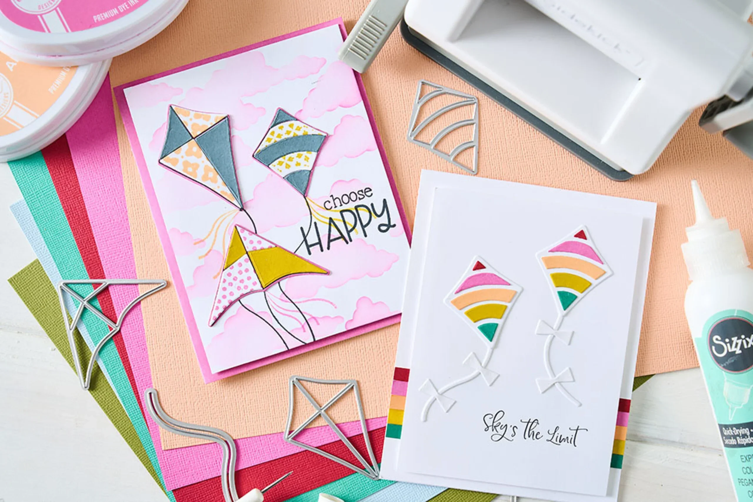 Sizzix Layered Stencils by Catherine Pooler In the Clouds (4pcs) - Image 2