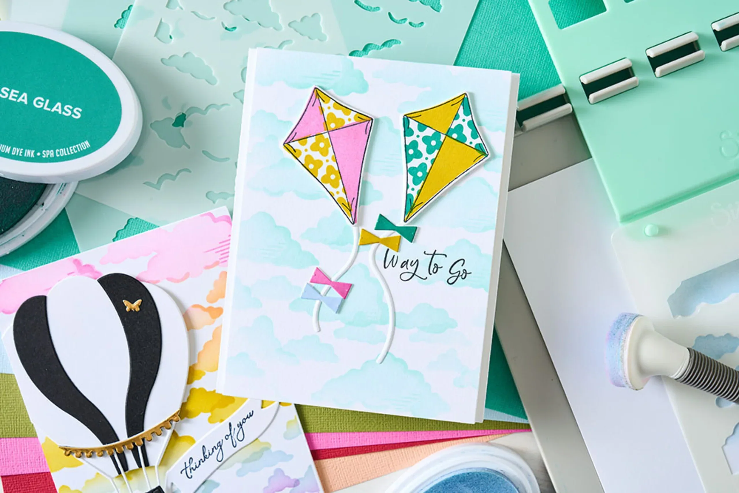 Sizzix Layered Stencils by Catherine Pooler In the Clouds (4pcs) - Image 3