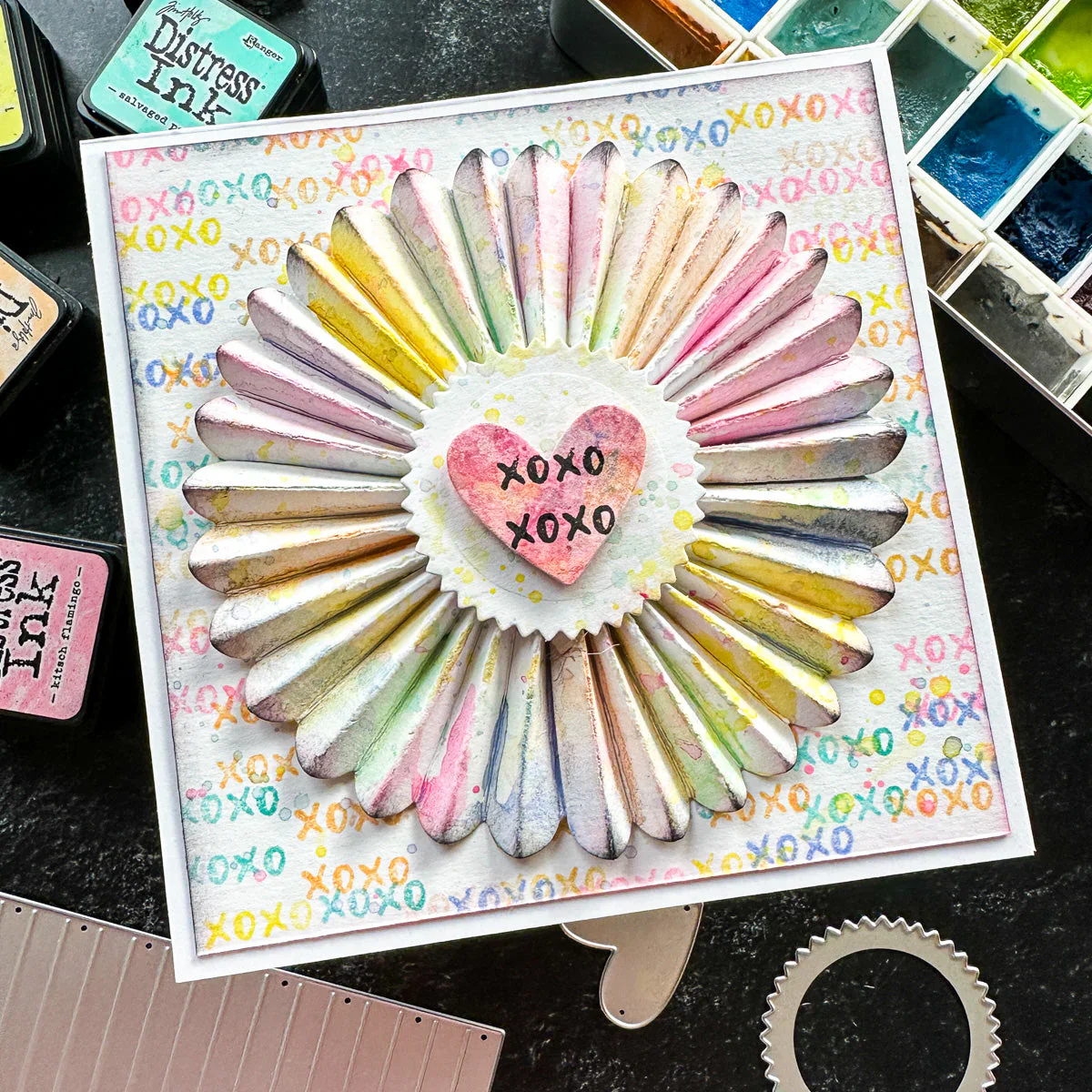 Sizzix Thinlits Die by Tim Holtz Vault Rosettes (6pcs) - Image 3