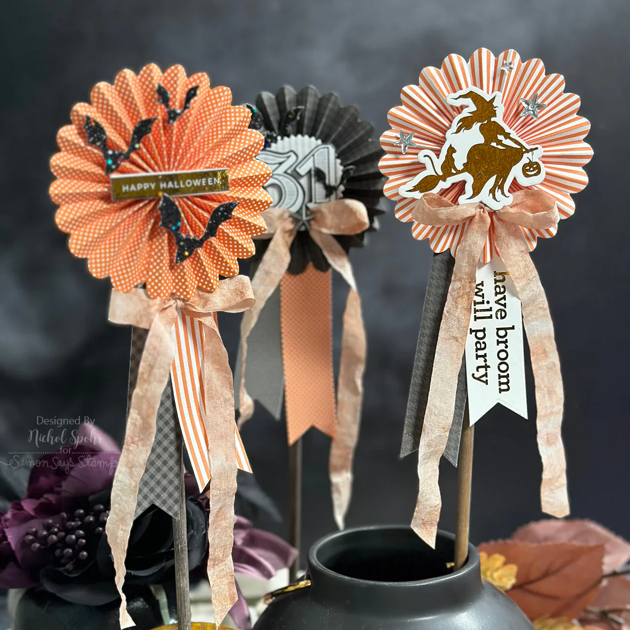 Sizzix Thinlits Die by Tim Holtz Vault Rosettes (6pcs) - Image 6