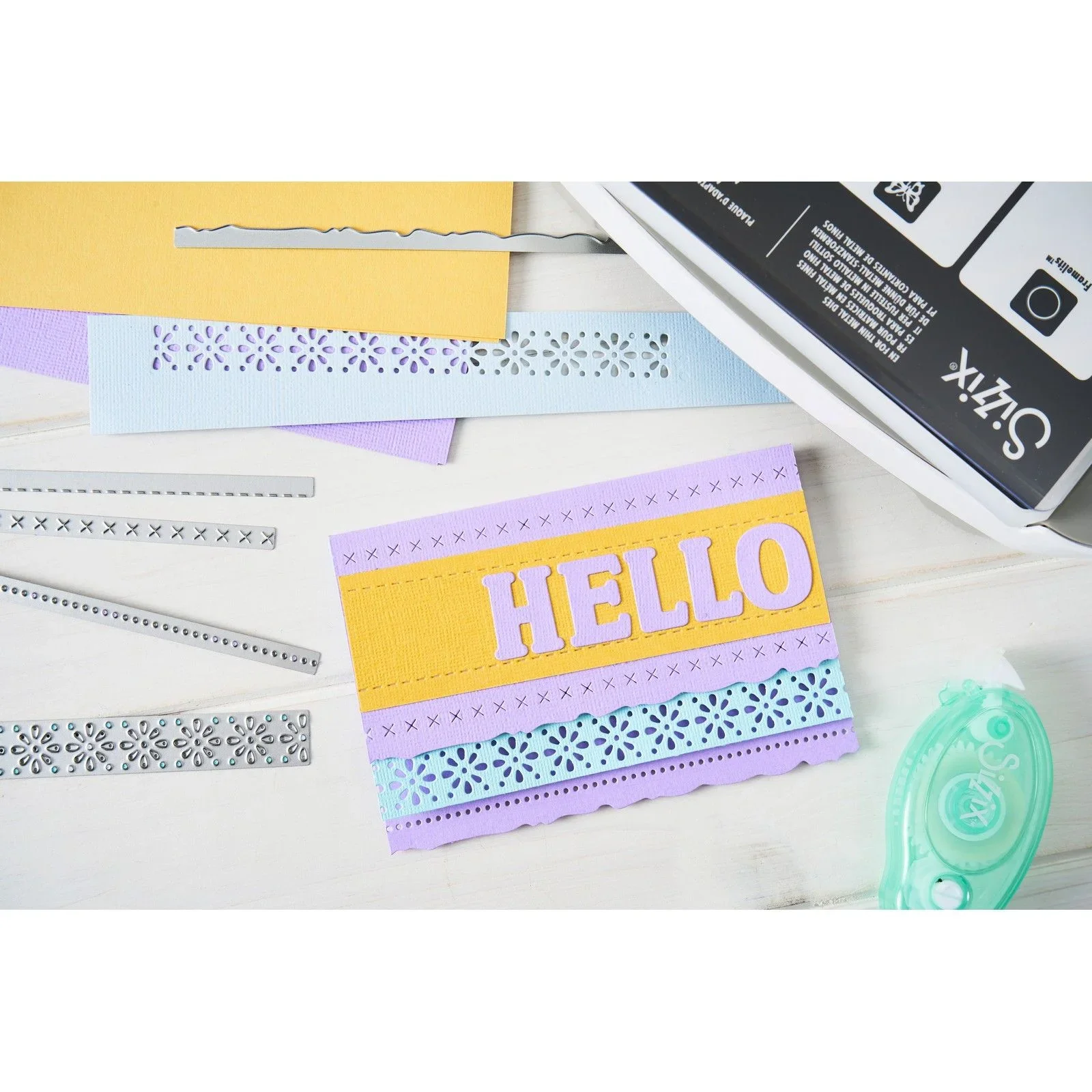 Sizzix Thinlits Die Set Page Edges (5pcs) by Eileen Hull - Image 3