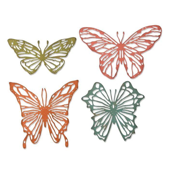 Sizzix Thinlits Die Set Scribbly Butterflies By Tim Holtz
