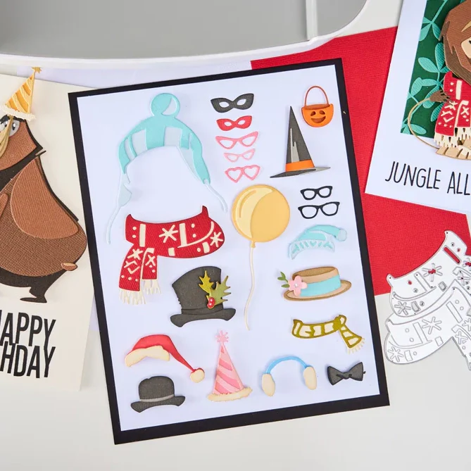 Sizzix Thinlits LARGE Colorize Character and Accessories Bundle - Image 8