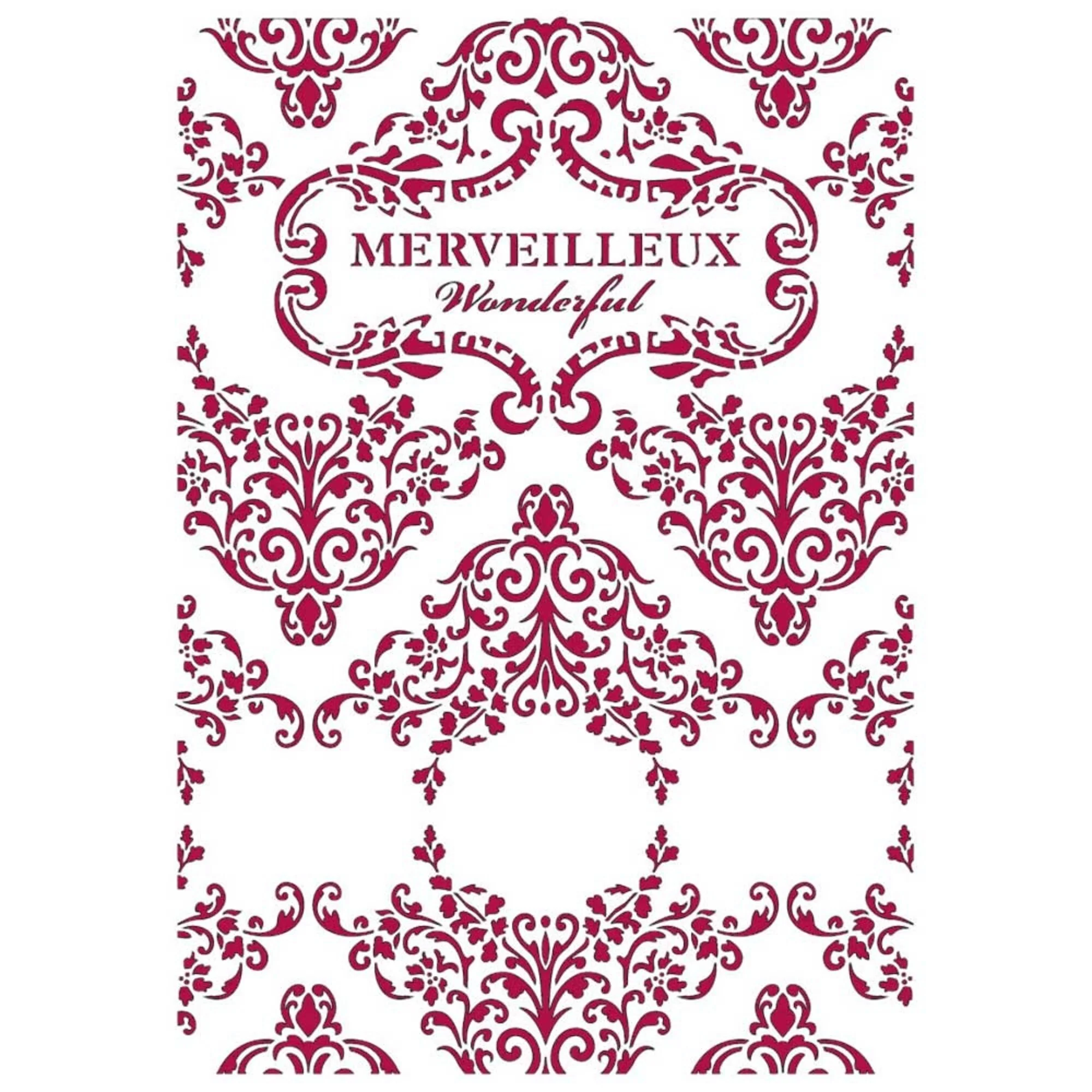 Stamperia 21 x 29.7 cm G Stencil Romantic Sea Dream wonderful