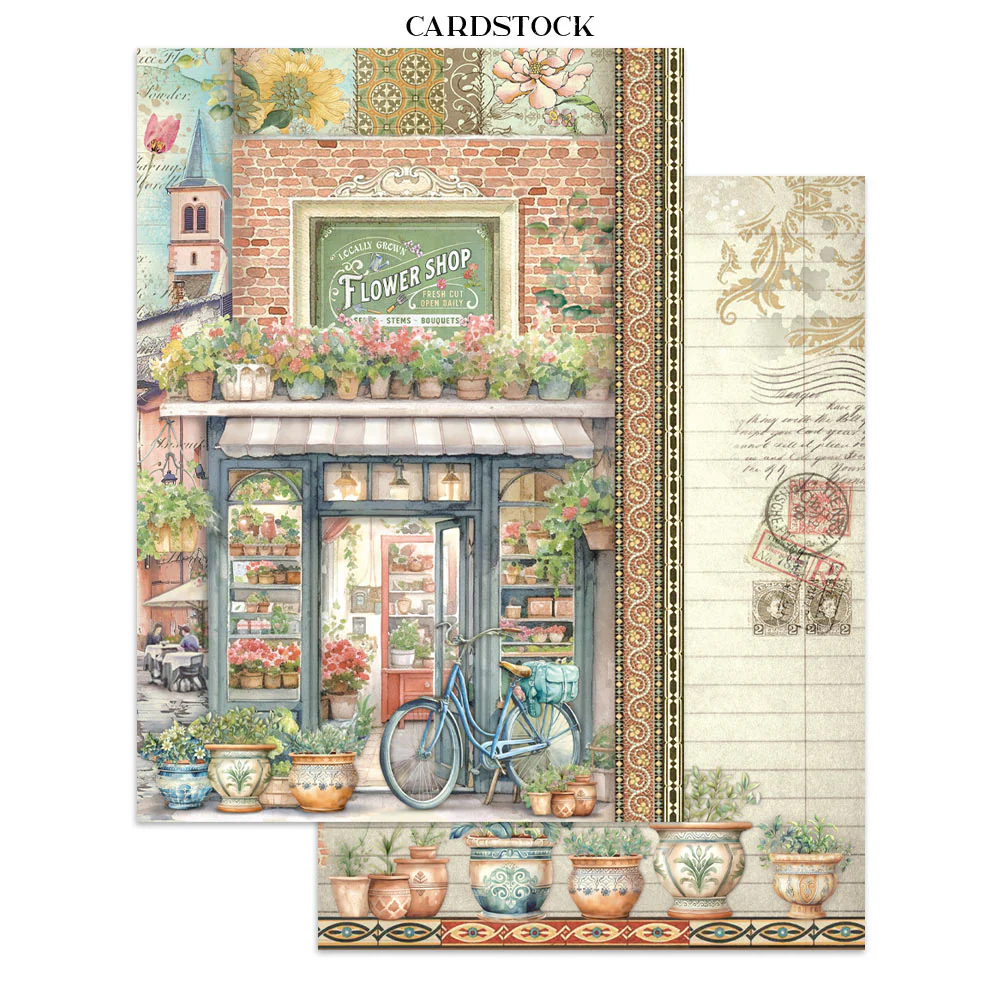 Stamperia Art of Travelling Junk Journal Stickers, Backgrounds, Cut-Outs - Image 9