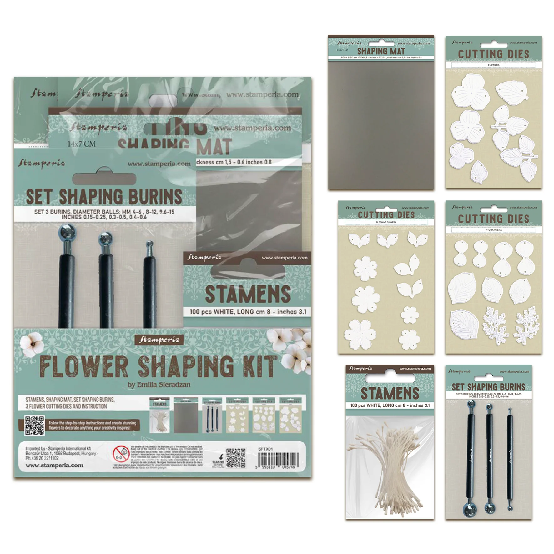 Stamperia Assortment of Flower Shaping
