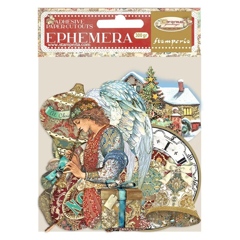 Stamperia Christmas Greetings Ephemera (31pcs)