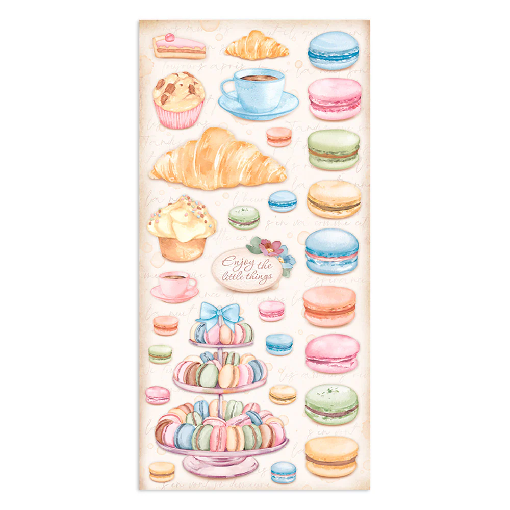 Stamperia Collectables 10 sheets 15x30.5cm (6x12) Create Happiness Oh La La - Image 16