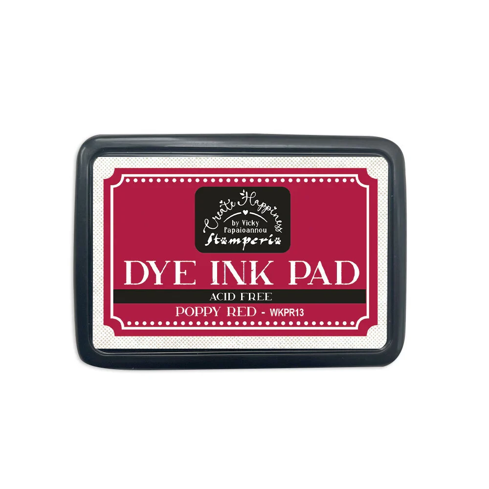 Stamperia Create Happiness Dye Ink Pad Poppy Red