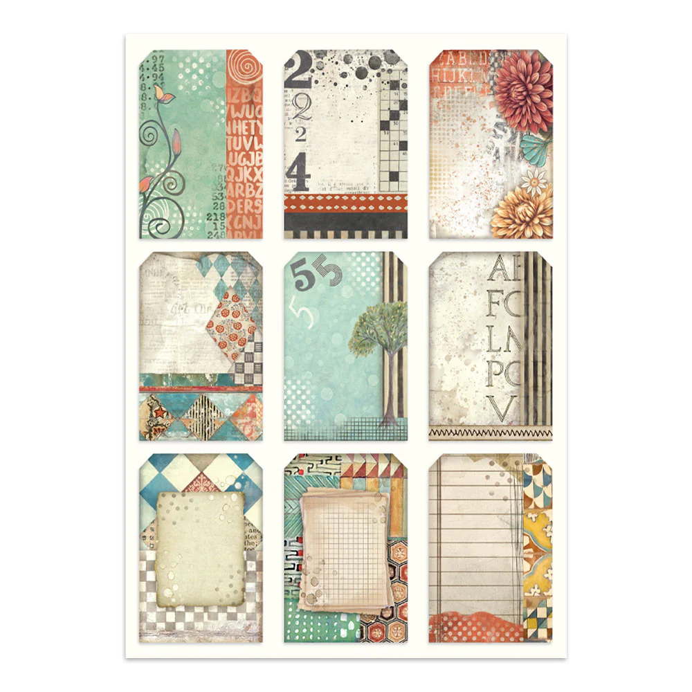 Stamperia Furry Friends Junk Journal Stickers, Backgrounds, Cut-Outs - Image 31