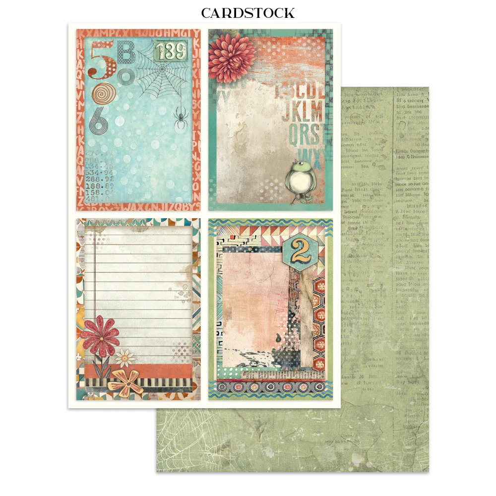 Stamperia Furry Friends Junk Journal Stickers, Backgrounds, Cut-Outs - Image 35