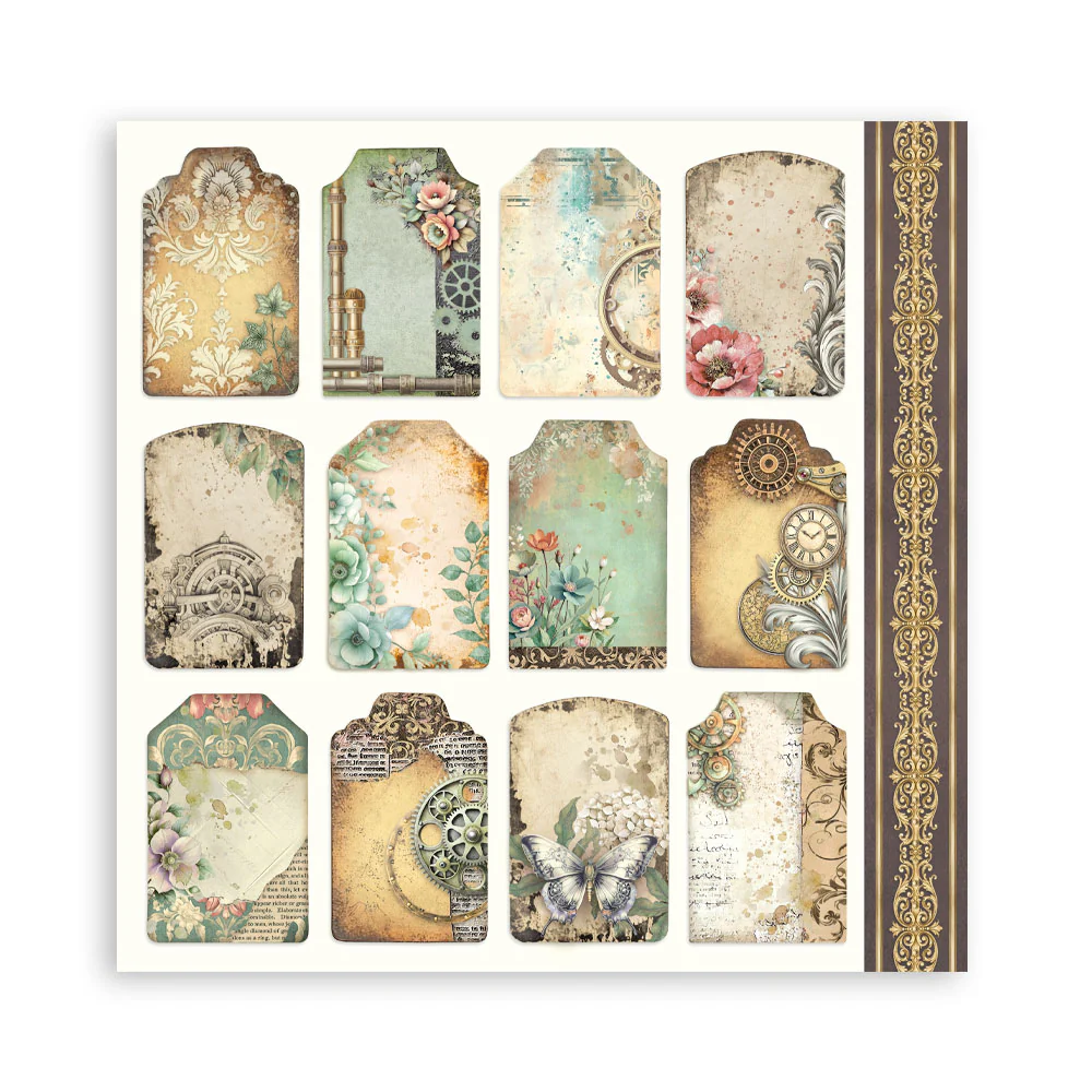 Stamperia Gardens of Time 12x12 Inch Paper Pack Maxi (Single Face) (SBBXLB36) - Image 21