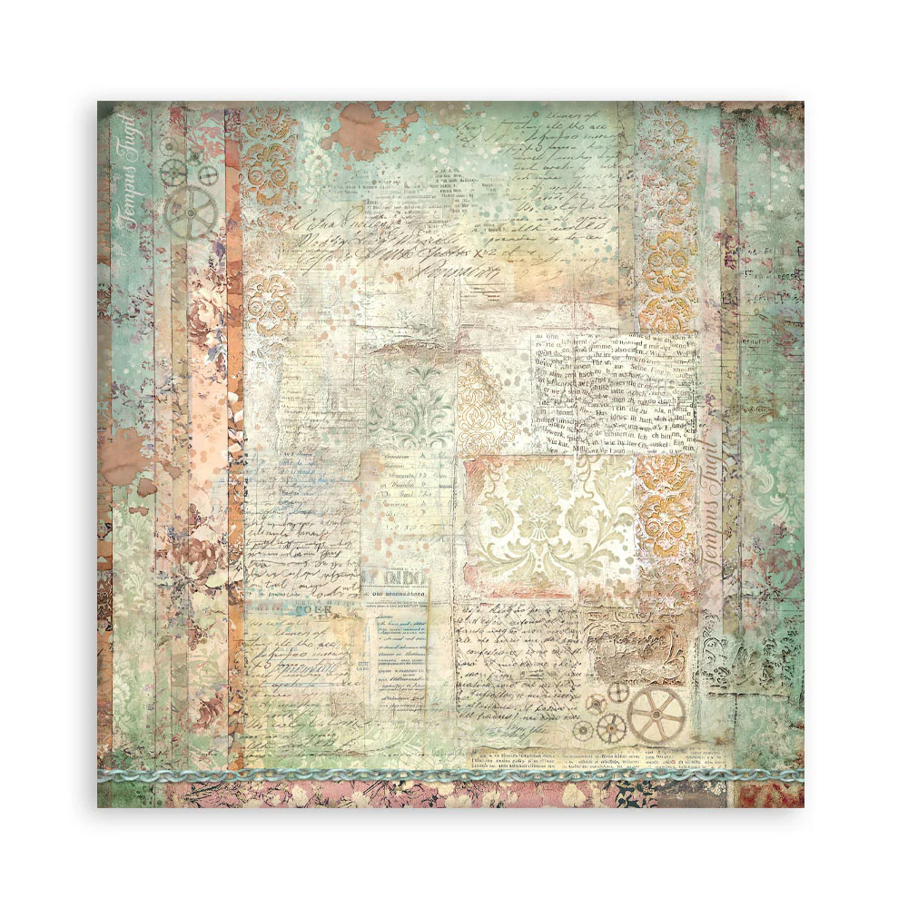 Stamperia Gardens of Time 8x8 Inch Paper Pack Maxi (Singel Face) (SBBSXB24) - Image 15