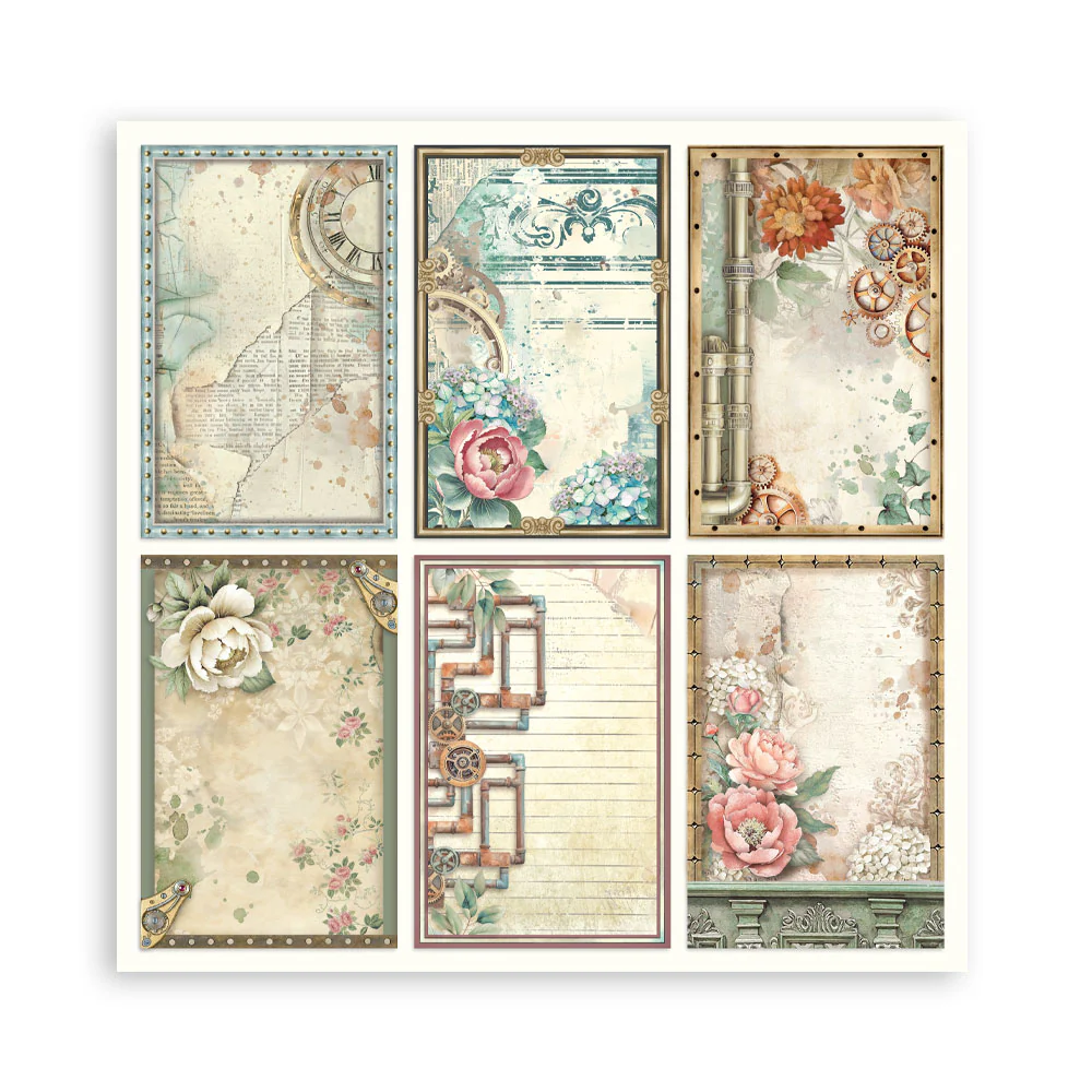 Stamperia Gardens of Time 8x8 Inch Paper Pack Maxi (Singel Face) (SBBSXB24) - Image 19