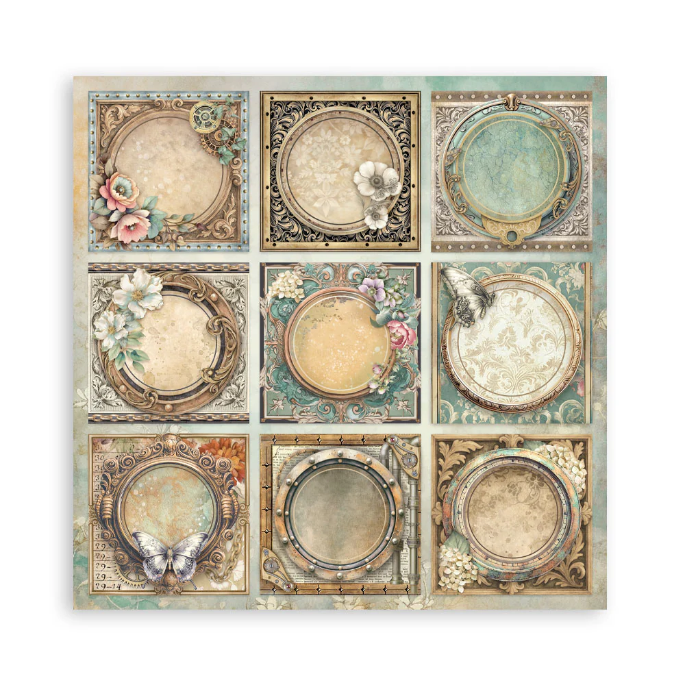 Stamperia Gardens of Time 8x8 Inch Paper Pack Maxi (Singel Face) (SBBSXB24) - Image 22