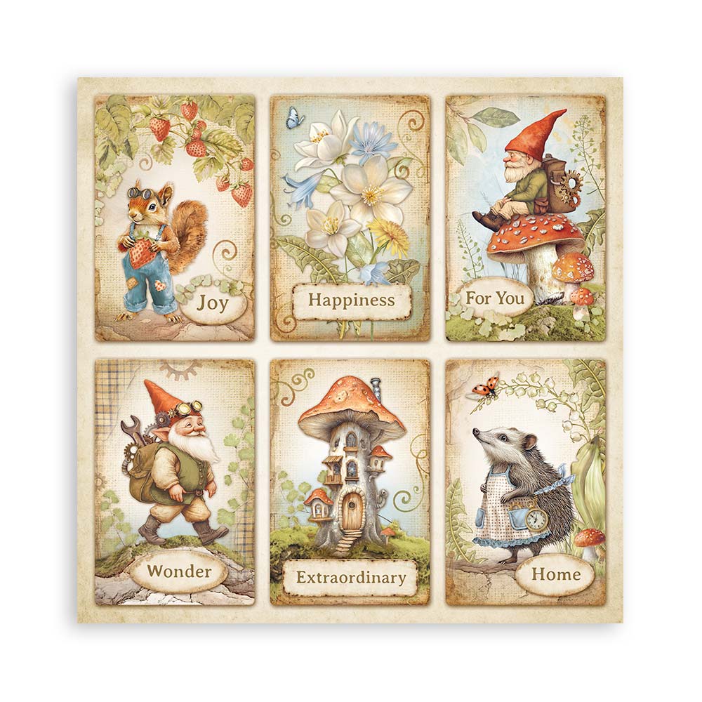 Stamperia Hidden Grove 12x12 Inch Paper Pack - Image 10