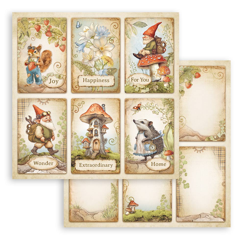 Stamperia Hidden Grove 12x12 Inch Paper Pack - Image 8