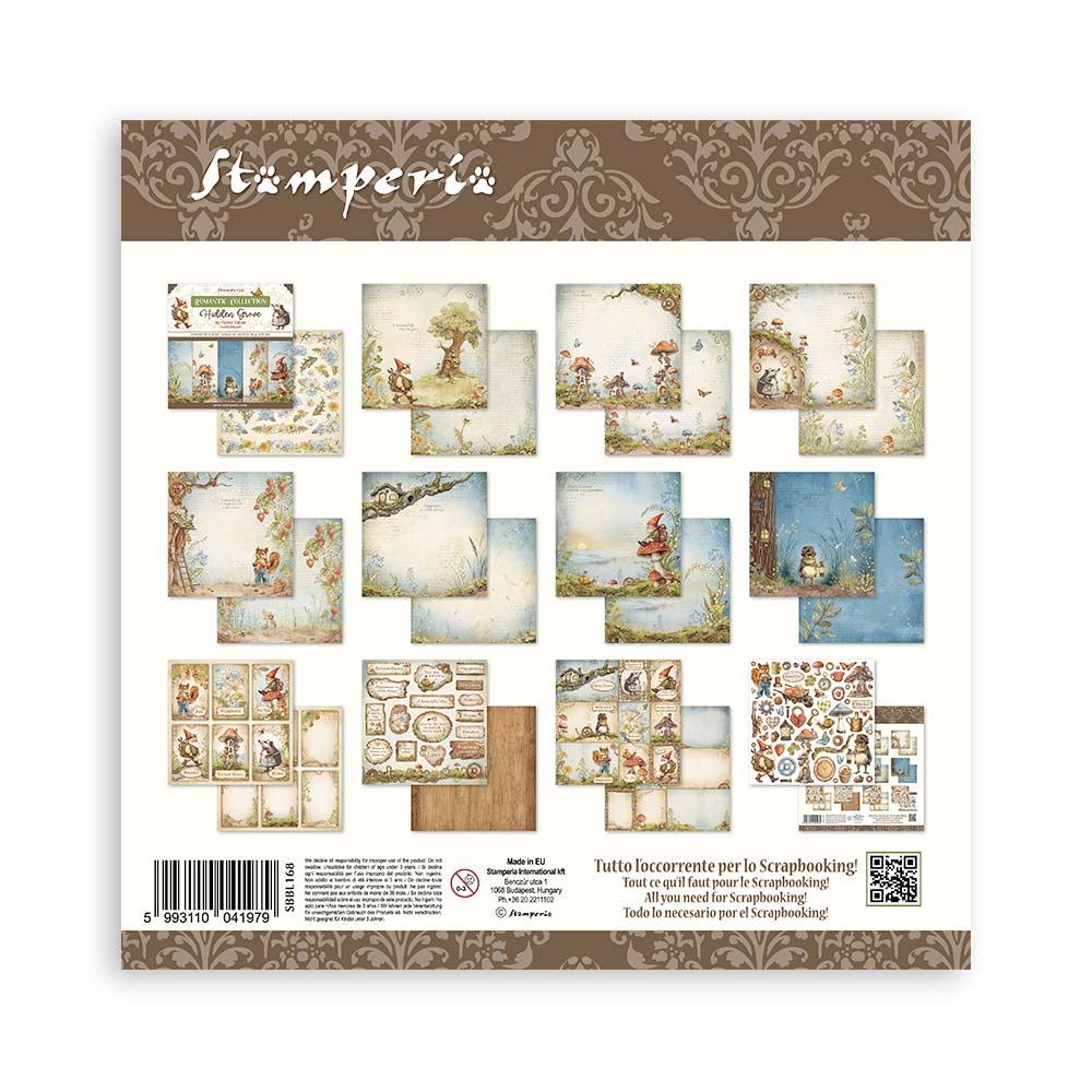 Stamperia Hidden Grove 12x12 Inch Paper Pack - Image 9