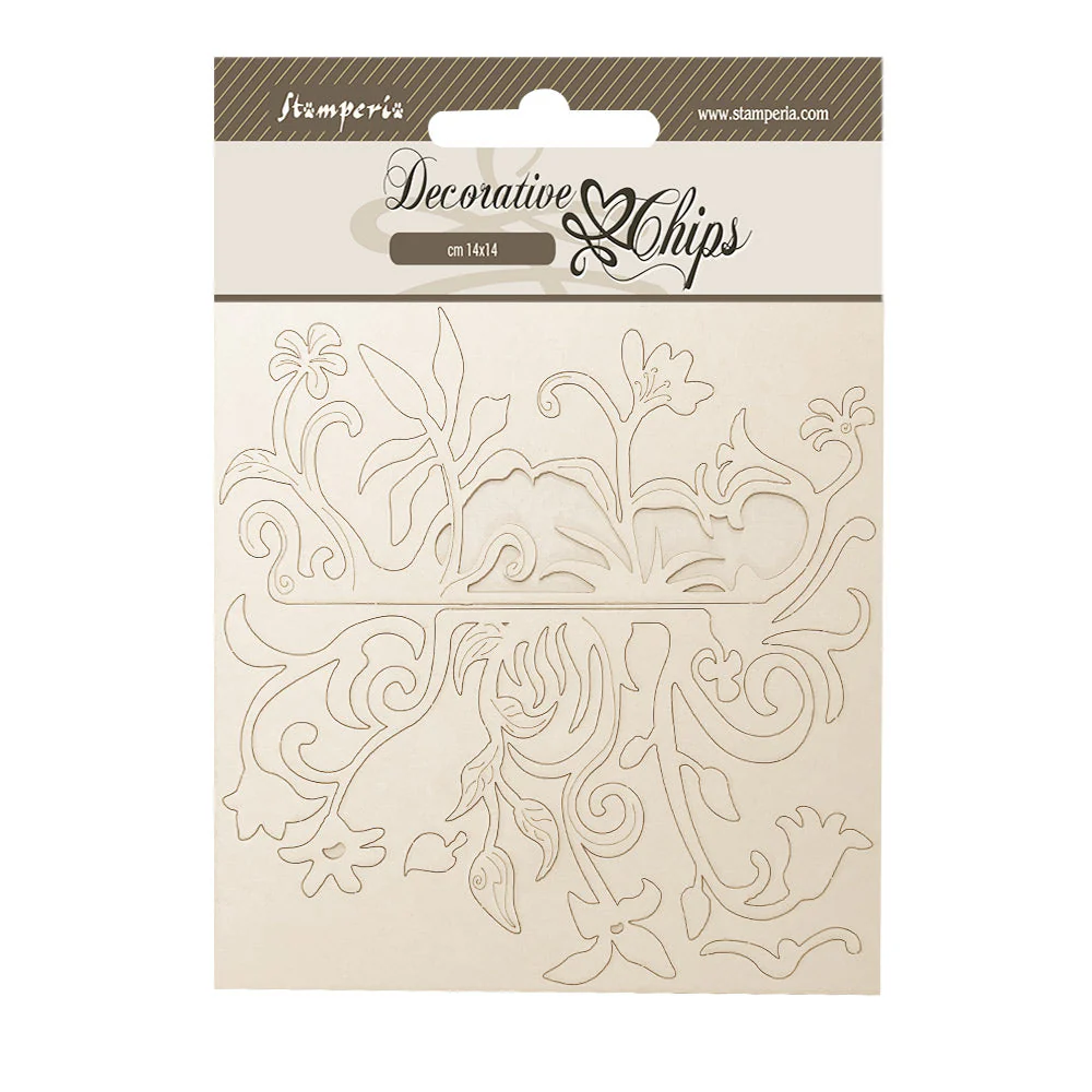 Stamperia Hidden Grove Decorative Chips Pattern