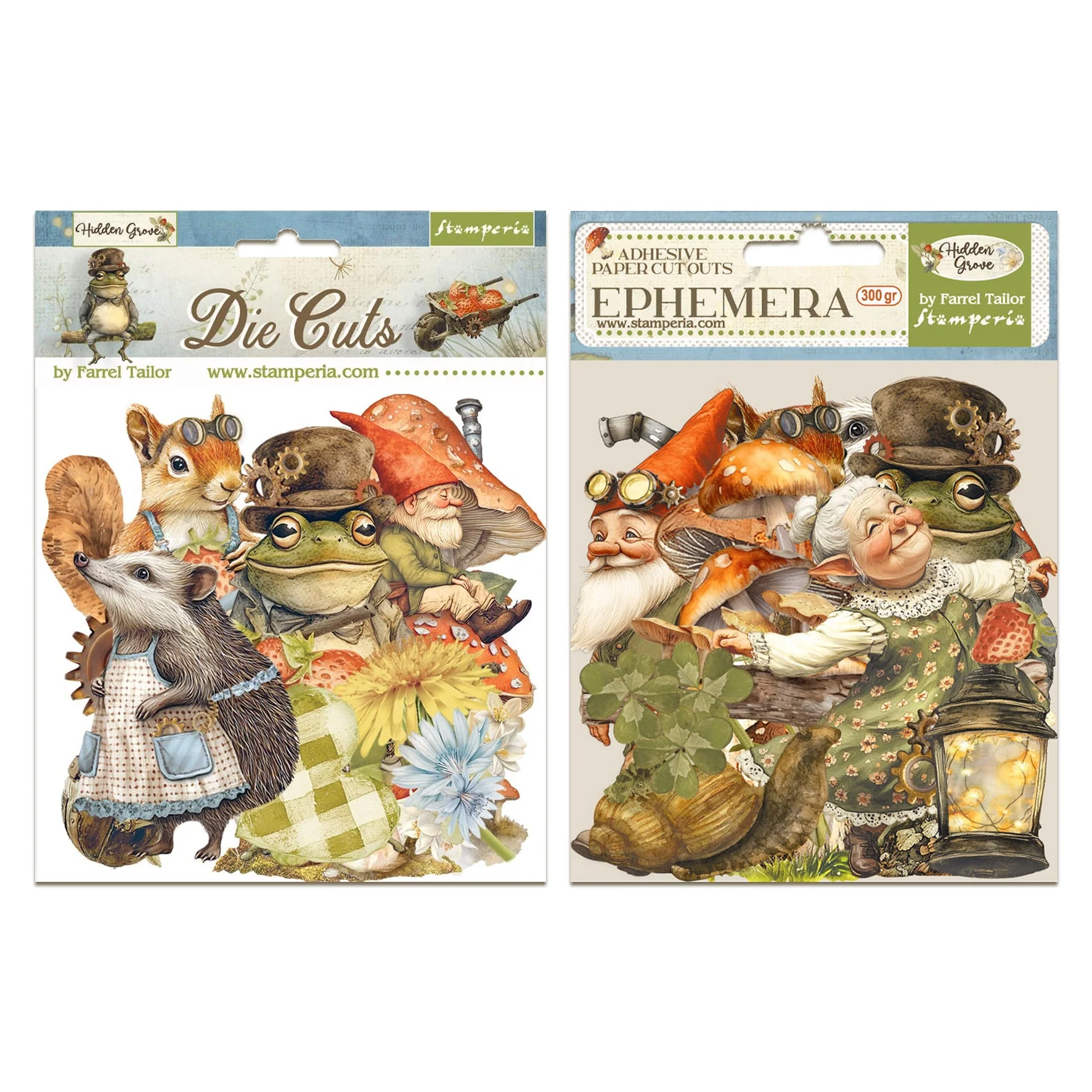 Stamperia Hidden Grove Ephemera & Die Cuts Bundle