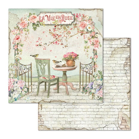 Stamperia House of Roses 12x12 Inch Paper Pack - Image 4