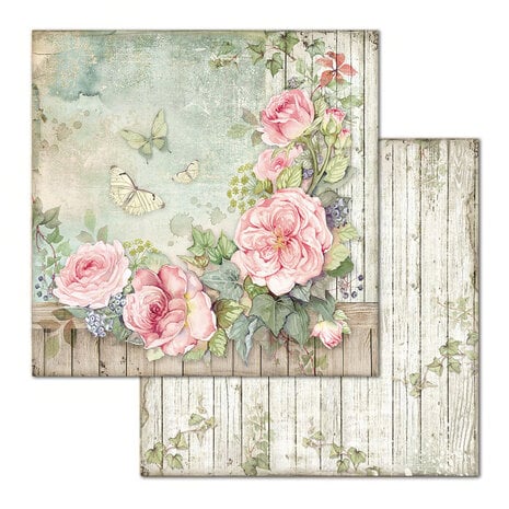 Stamperia House of Roses 12x12 Inch Paper Pack - Image 7
