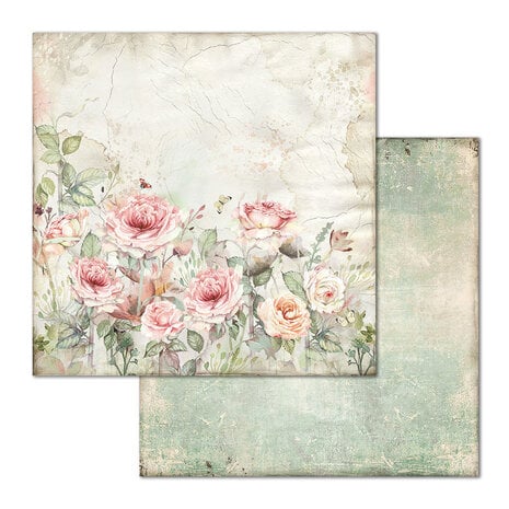 Stamperia House of Roses 12x12 Inch Paper Pack - Image 8