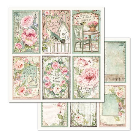 Stamperia House of Roses 12x12 Inch Paper Pack - Image 9